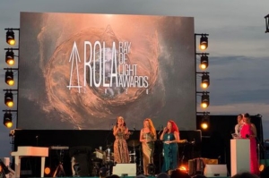Charlotte and Dena at the ROLA award ceremony